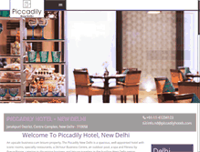 Tablet Screenshot of piccadilyhotels.com